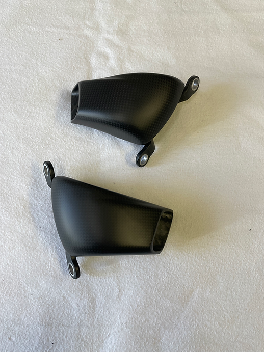 CARBONVANI "25" Brake Rotor Intake Ducts for 100mm Radial Mount Brakes CARBONVANI "25" Brake Rotor Intake Ducts for 100mm Radial Mount Brakes